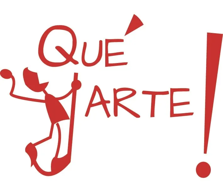 Logo de la Cía. teatral Qué jArte!